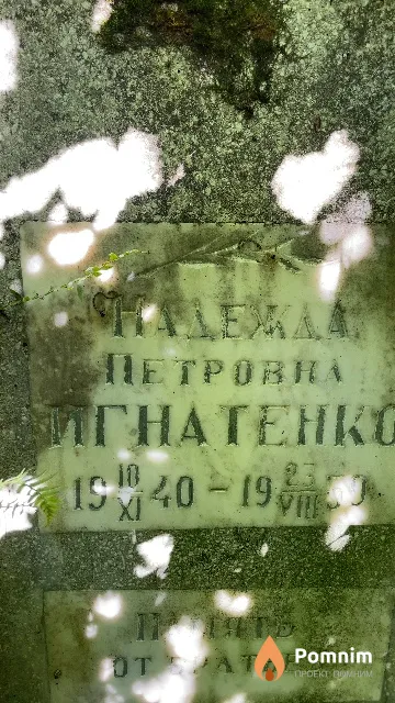 Игнатенко Надежда Петровна