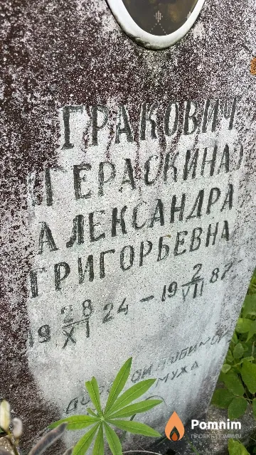 Гракович Александра Григорьевна