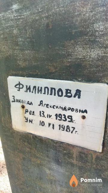 Филиппова Зинанда Александровна