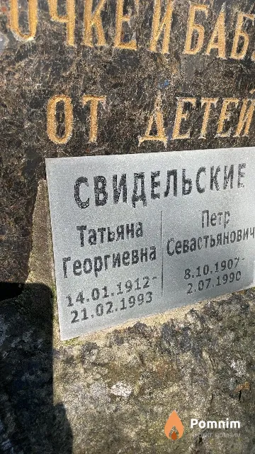 Свидельская Татьяна Георгиевна
