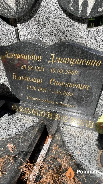 Василевская Александра Дмитриевна