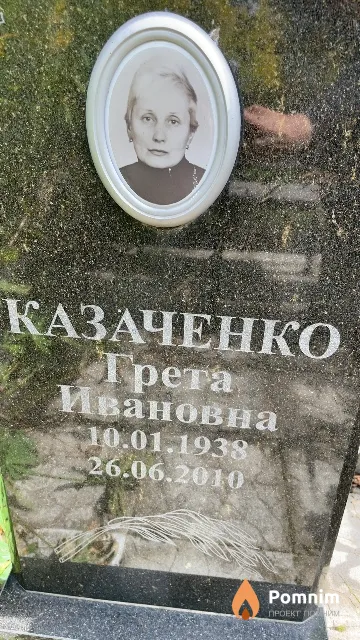 Казаченко Грета Ивановна