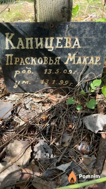 Капицева Прасковья Макаровна