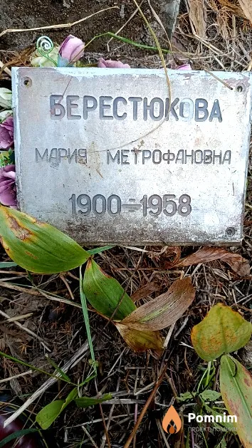 Берестюкова Мария Метрофановна