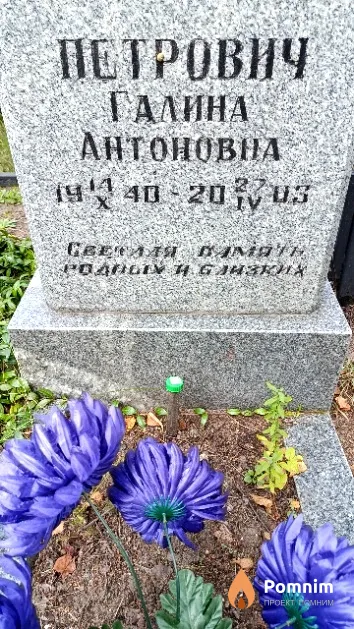Петрович Галина Антоновна