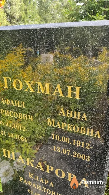 Гохман Анна Марковна