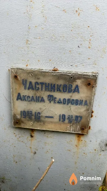 Частникова Аксана Федоровна