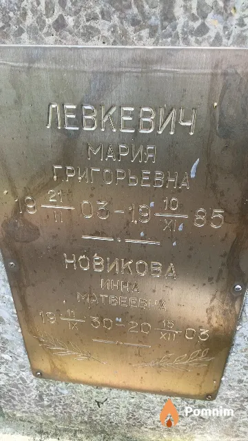Левкевич Мария Григорьевна