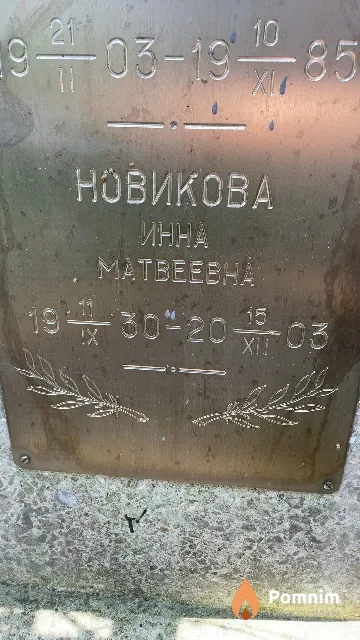 Новикова Инна Матвеевна