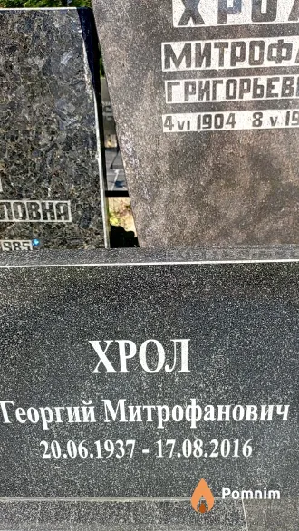 Хрол Георгий Митрофанович