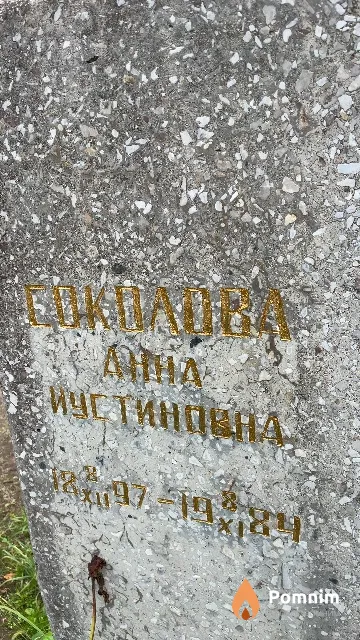 Соколова Анна Иустиновна