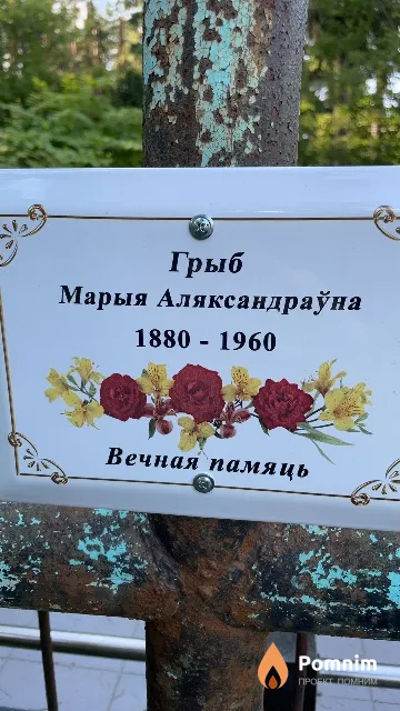Грыб Марыя Аляксандраўна