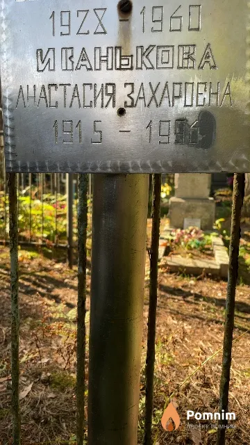 Иванькова Анастасия Захаровна