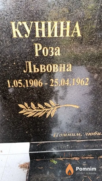 Кунина Роза Львовна
