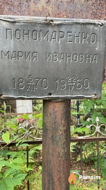 Пономаренко Мария Ивановна