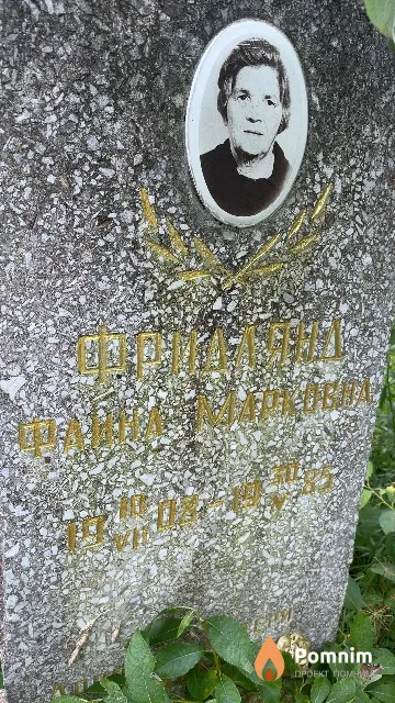 Фридлянд Фаина Марковна