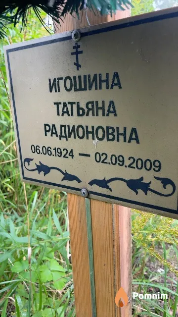 Игошина Татьяна Радионовна