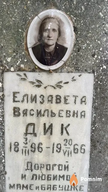 Дик Елизавета Васильевна