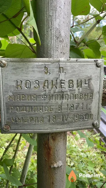 Козакевич Мария Филипповна