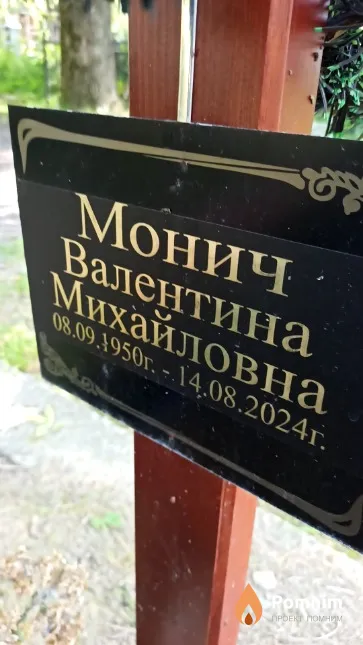 Монич Валентина Михайловна
