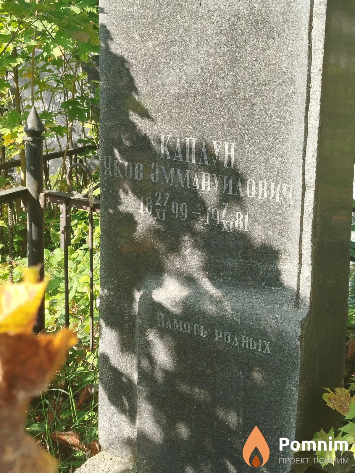 Каплун Яков Эммануилович