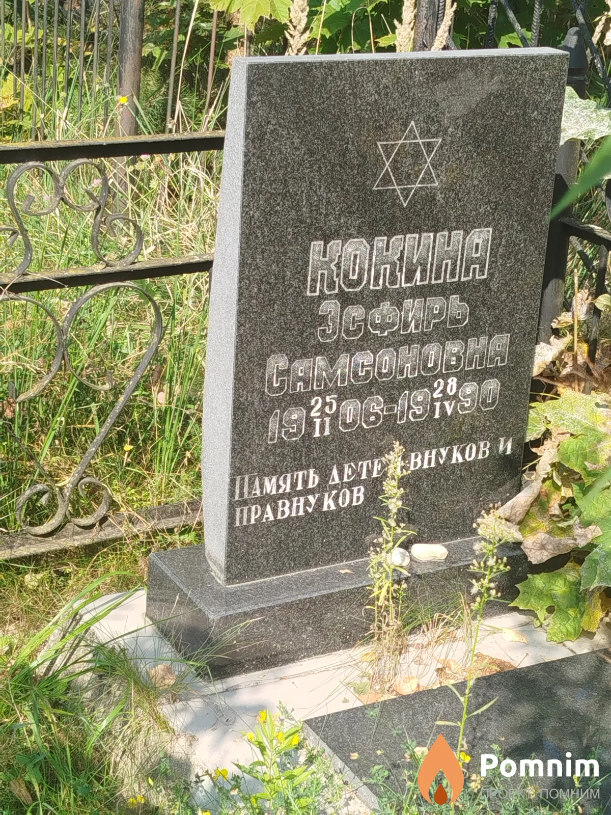 Кокина Эсфирь Caмсоновна