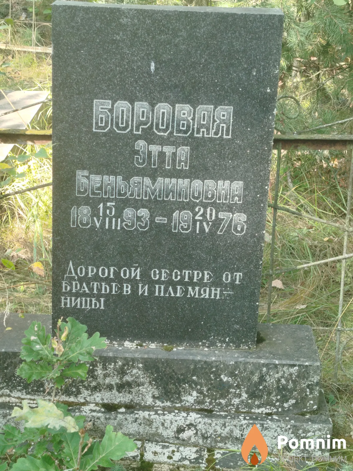 Боровая Этта Беньяминовна