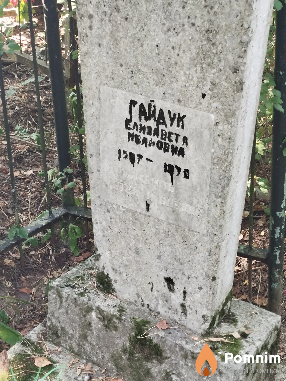 Гайдук Eлизавета Ивановна
