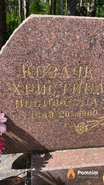 Козаяк Христина Иосифовна