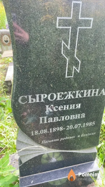 Сыроежкина Ксения Павловна