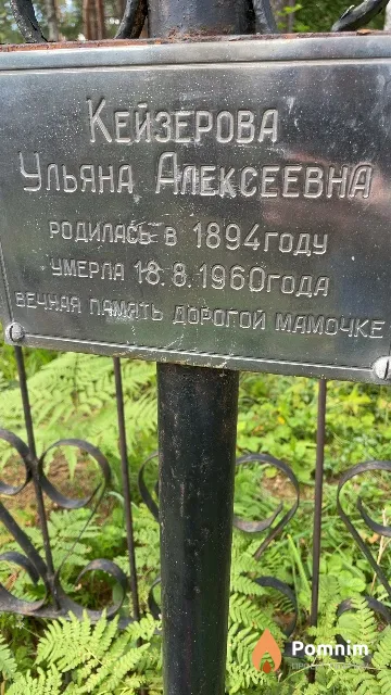 Кейзерова Ульяна Алексеевна