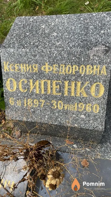 Осипенко Ксения Федоровна