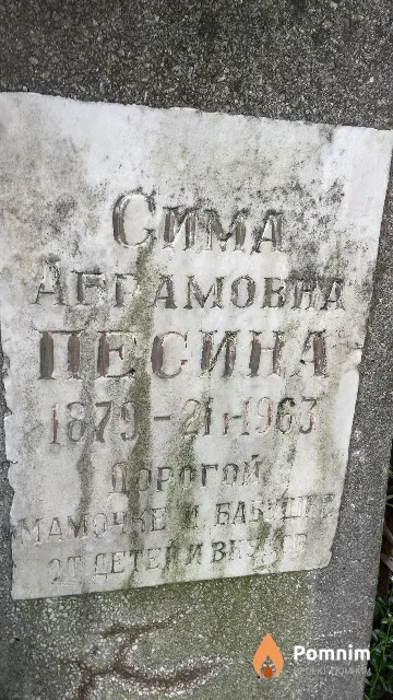 Песина Сима Абрамовна