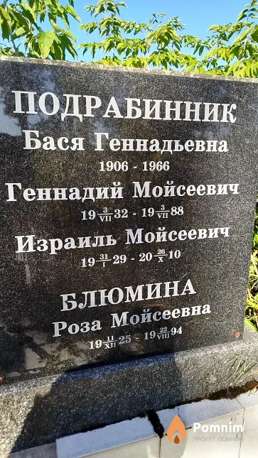 Подрабинник Израиль Мойсеевич
