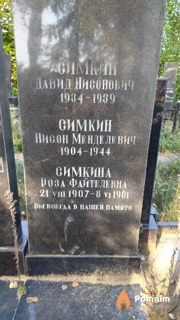 Симкина Роза Файтелевна
