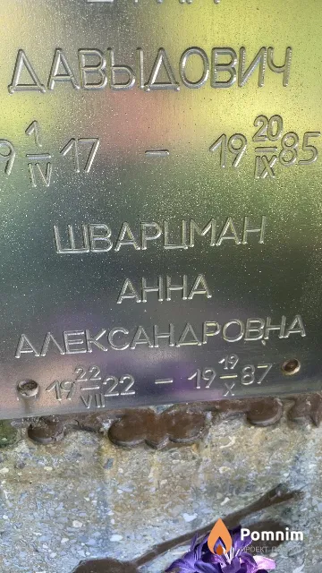 Шварцман Анна Александровна