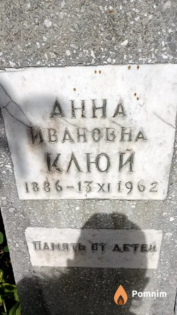 Клюй Анна Ивановна