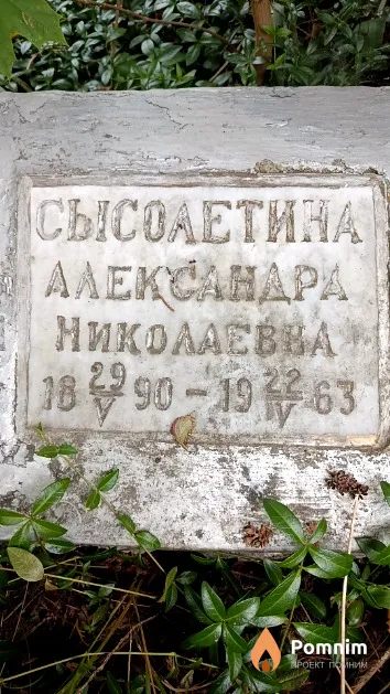 Сысолетина Александра Николаевна