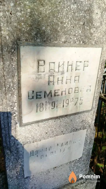 Вайнер Анна Семёновна
