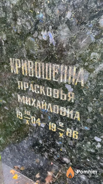 Кривошеина Прасковья Михайловна