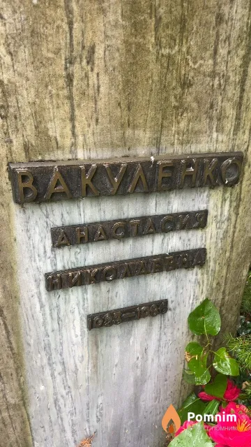 Вакуленко Анастасия Николаевна