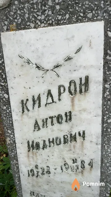 Кидрон Антон Иванович