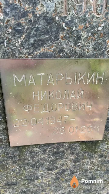 Матарыкин Николай Федорович