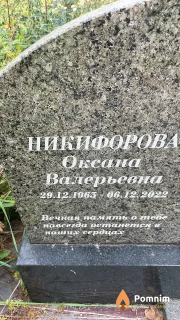 Никифорова Оксана Валерьевна