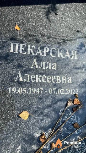 Пекарская Алла Алексеевна