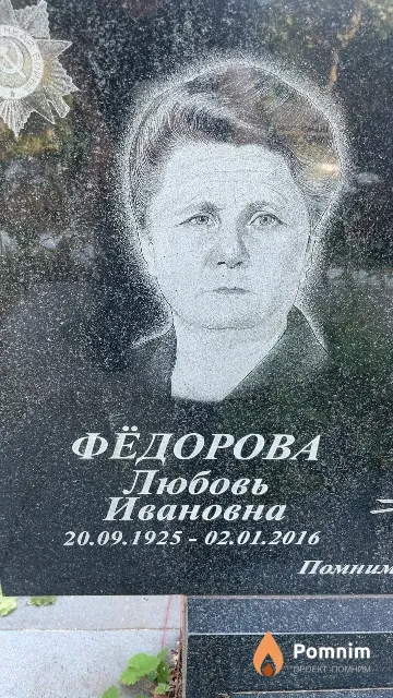 Фёдорова Любовь Ивановна