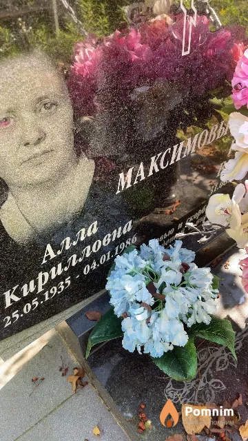 Максимова Алла Кирилловна