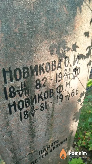 Новиков Ф. Н.
