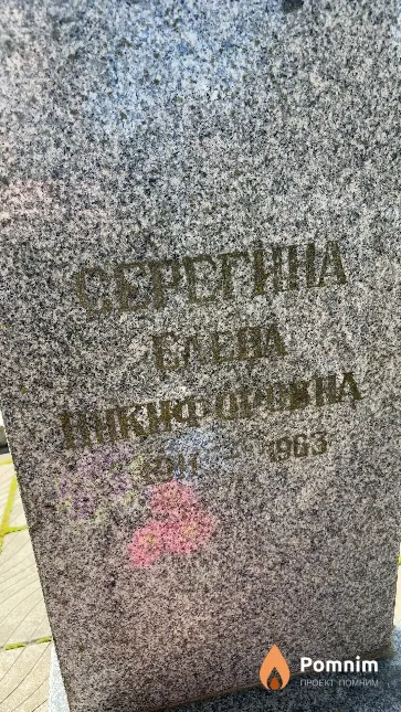 Серегина Елена Никифоровна