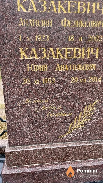 Казакевич Юрий Анатольевич